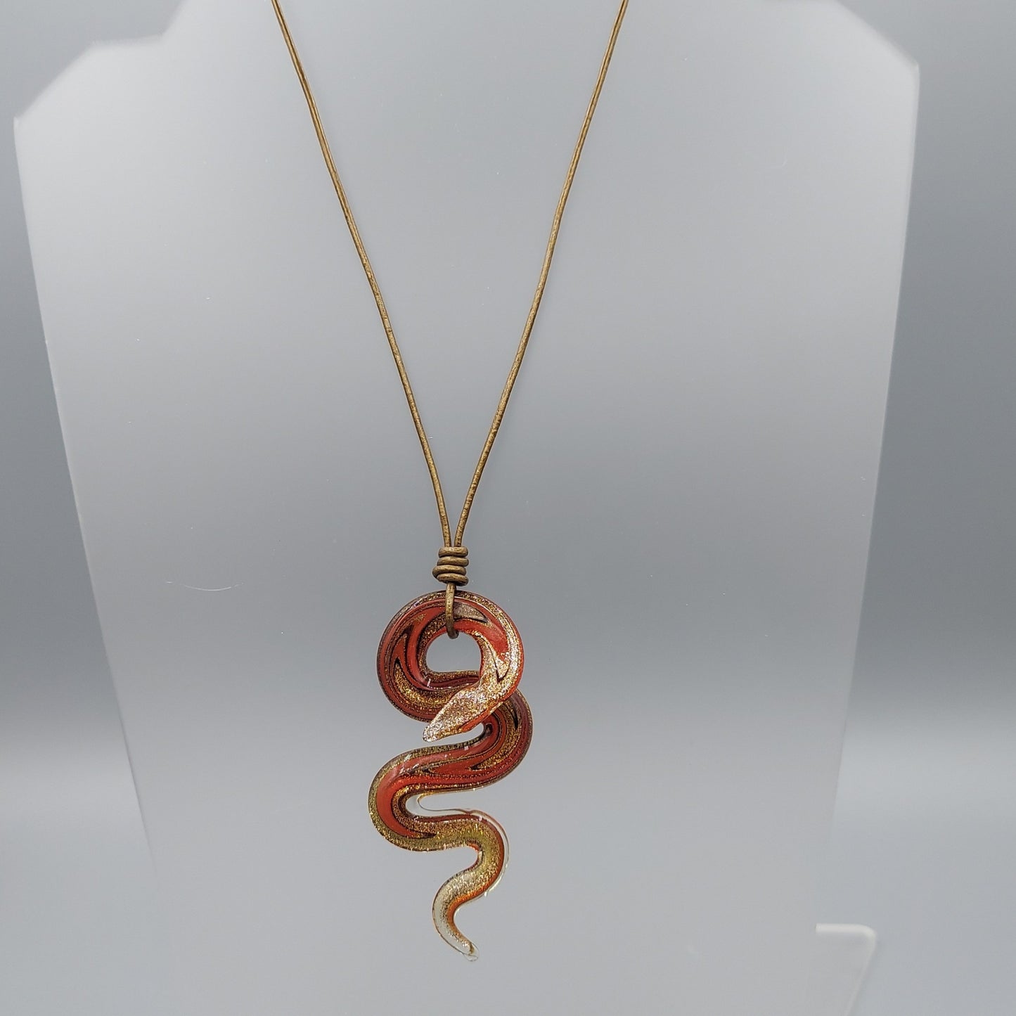 Glass Snake/Orange/Gold