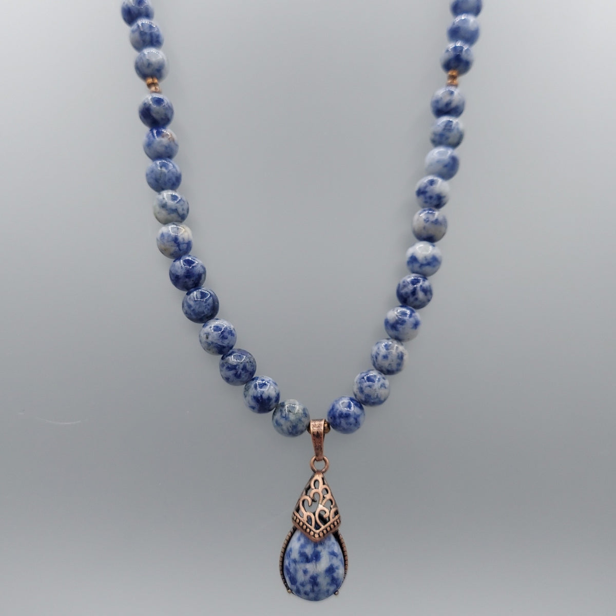 Blue Spot Jasper Necklace
