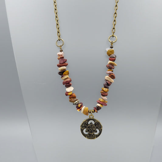Mookaite Chip Necklace
